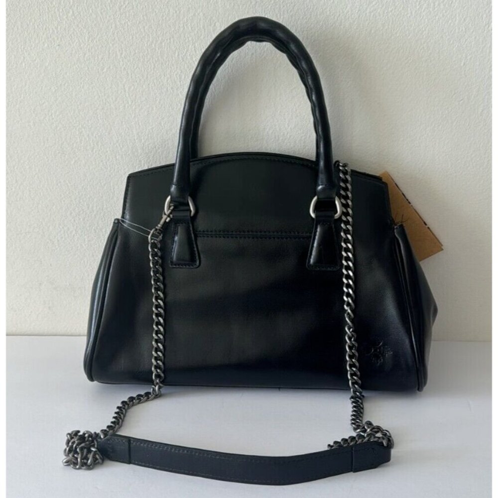 Patricia Nash Leather Marianna Top Handle Satchel Handbag Black - Picture 6 of 16